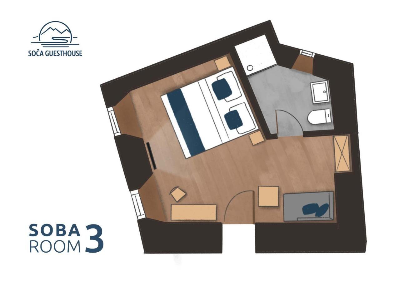 Soca Guesthouse Kanal Zewnętrze zdjęcie